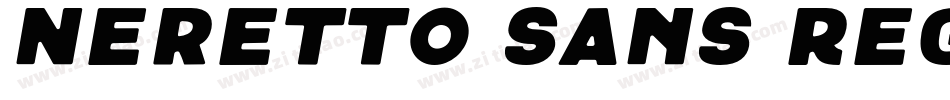 Neretto Sans Regula字体转换